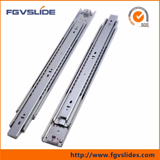 Tipo 1 par de la bola de acero de Fifan en 1 Polybag, carril de diapositiva del cajón del hardware de los muebles 15pairs/Carton